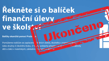 Balíček okamžité pomoci pro Pražany