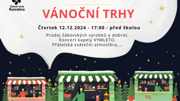 Tradiční Vánoční trhy 12. 12. 2019 od 17:00 hodin